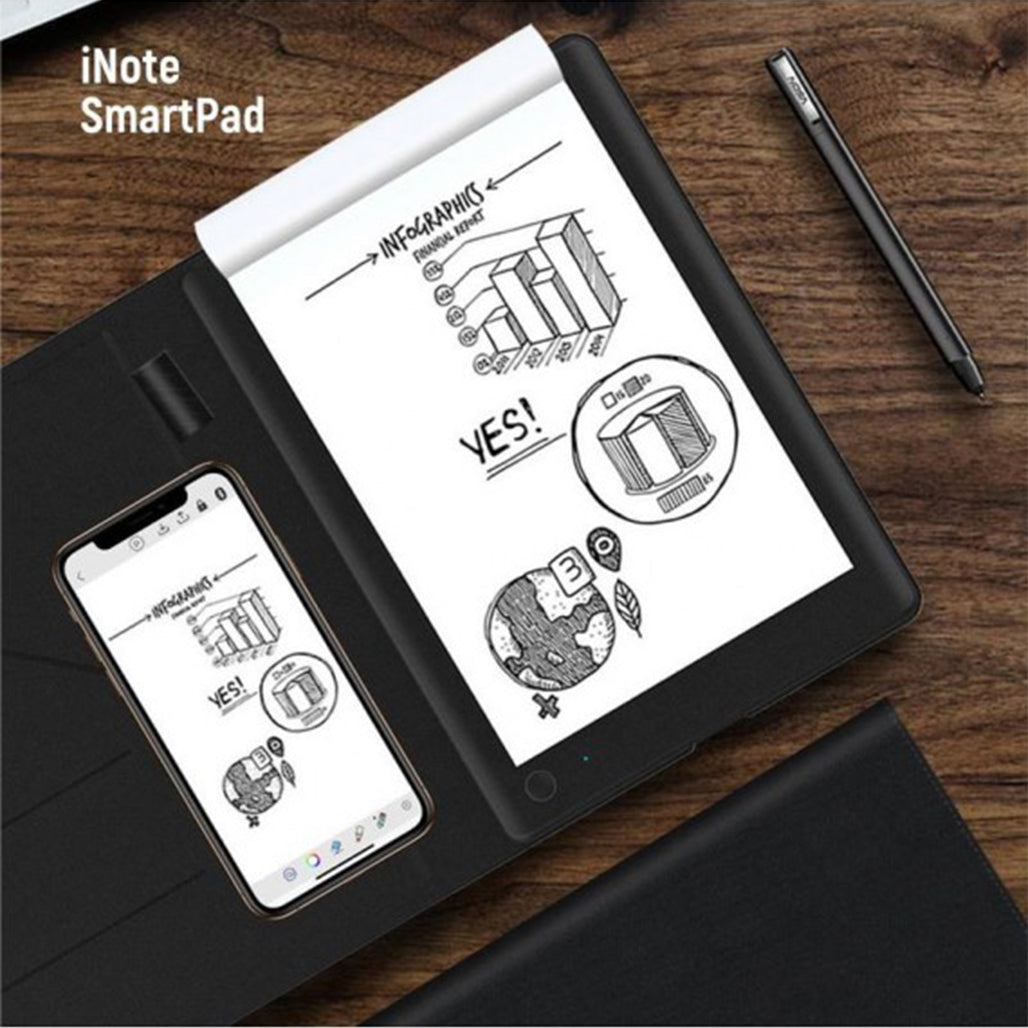 A Photo Of iNote SmartPad – Smart Digital Notepad for Syncing Handwritten Notes to Phone & Computer