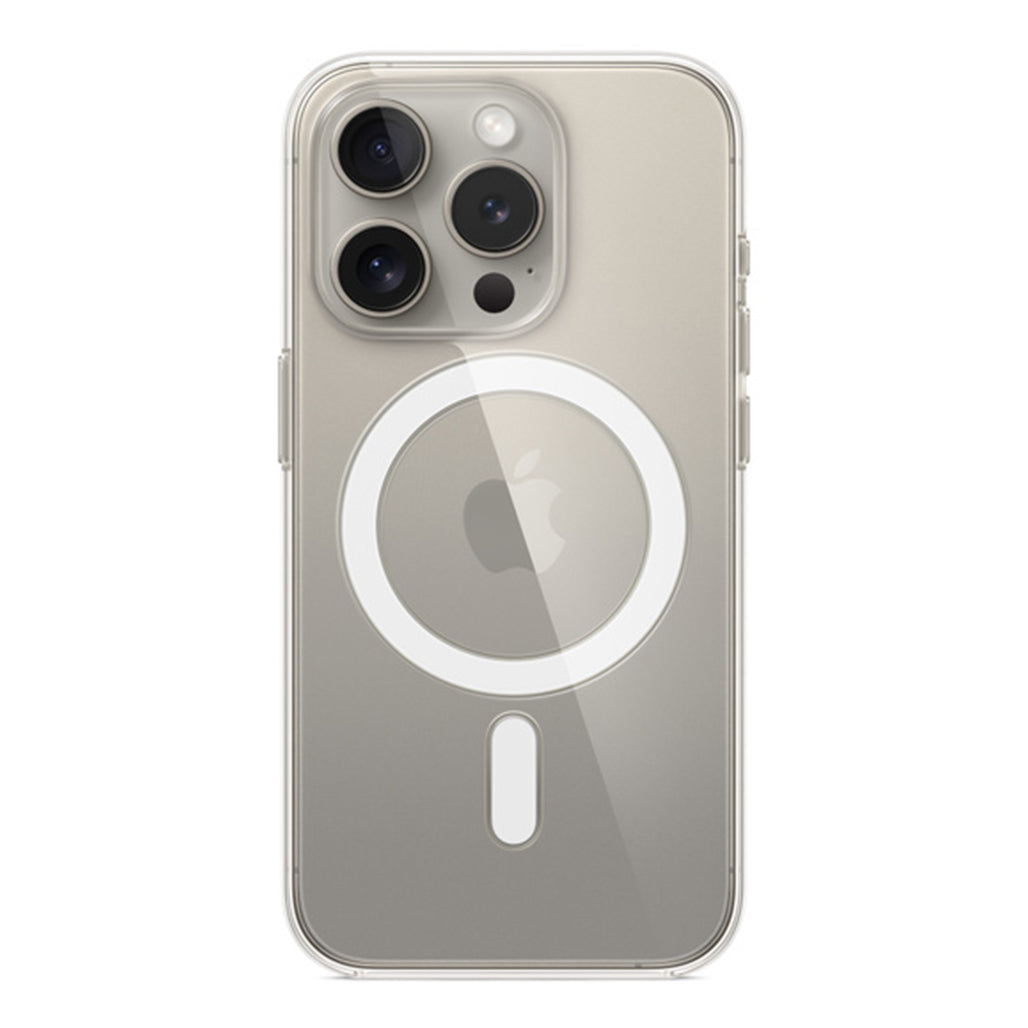 A Photo Of Apple iPhone 15 Pro Clear Case with MagSafe