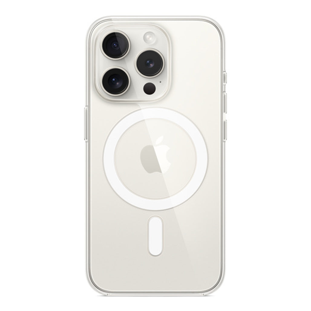A Photo Of Apple iPhone 15 Pro Clear Case with MagSafe