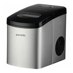 A Photo Of Porodo Lifestyle Ice Maker - Stainless Steel Black
