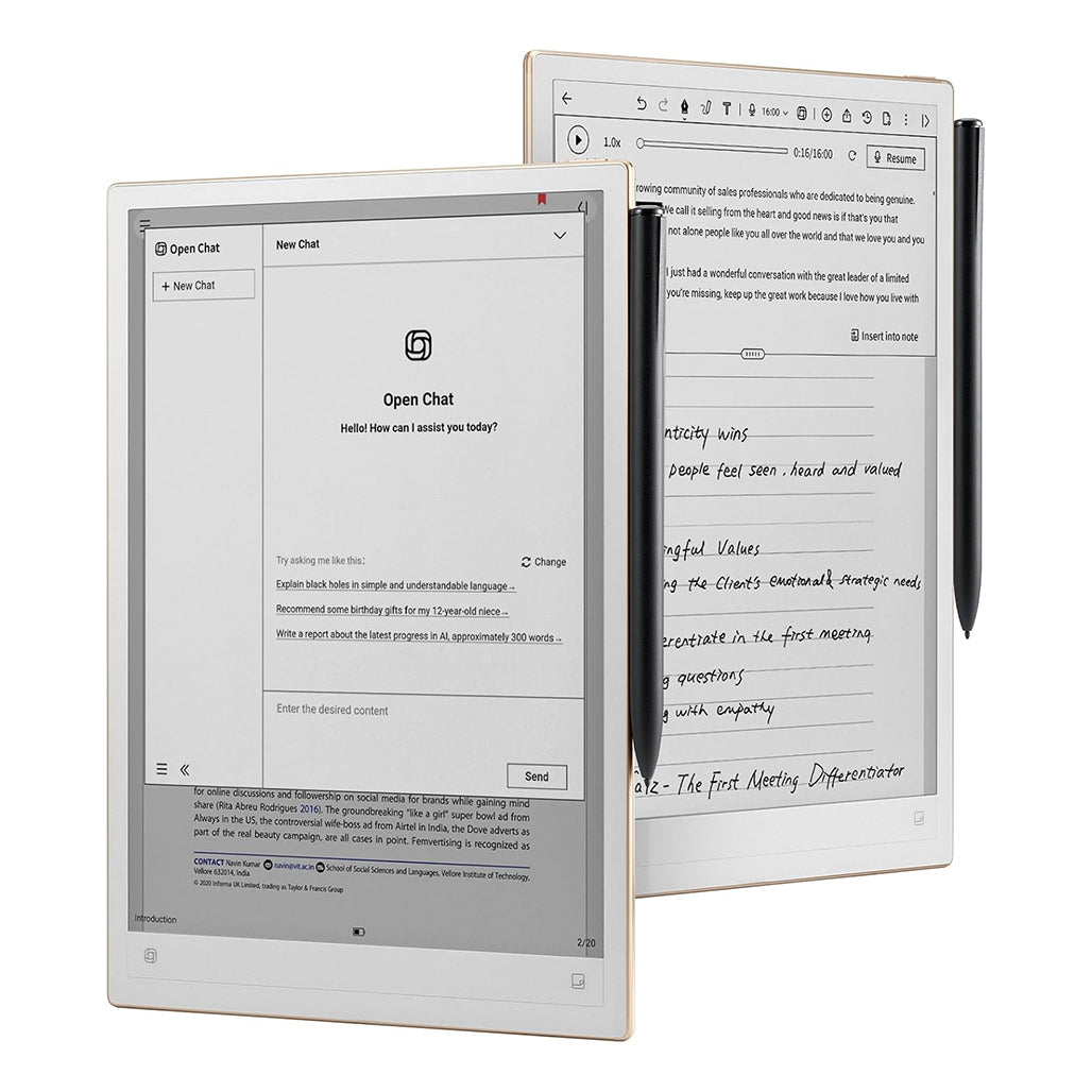 A Photo Of iFlytek AINOTE 2 - The AI Paper Tablet