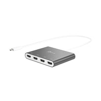 J5Create USB-C to 4-Port HDMI™ Multi-Monitor Adapter JCA366 - 4K Display Expansion for MacBook® and PC