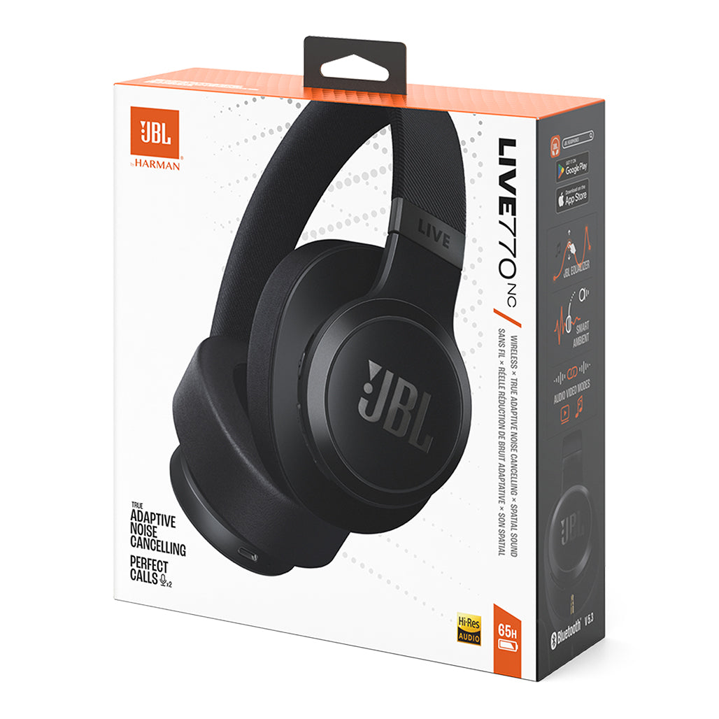 A Photo Of JBL Live 770NC Wireless Over-Ear Headphones with True Adaptive Noise Cancellation