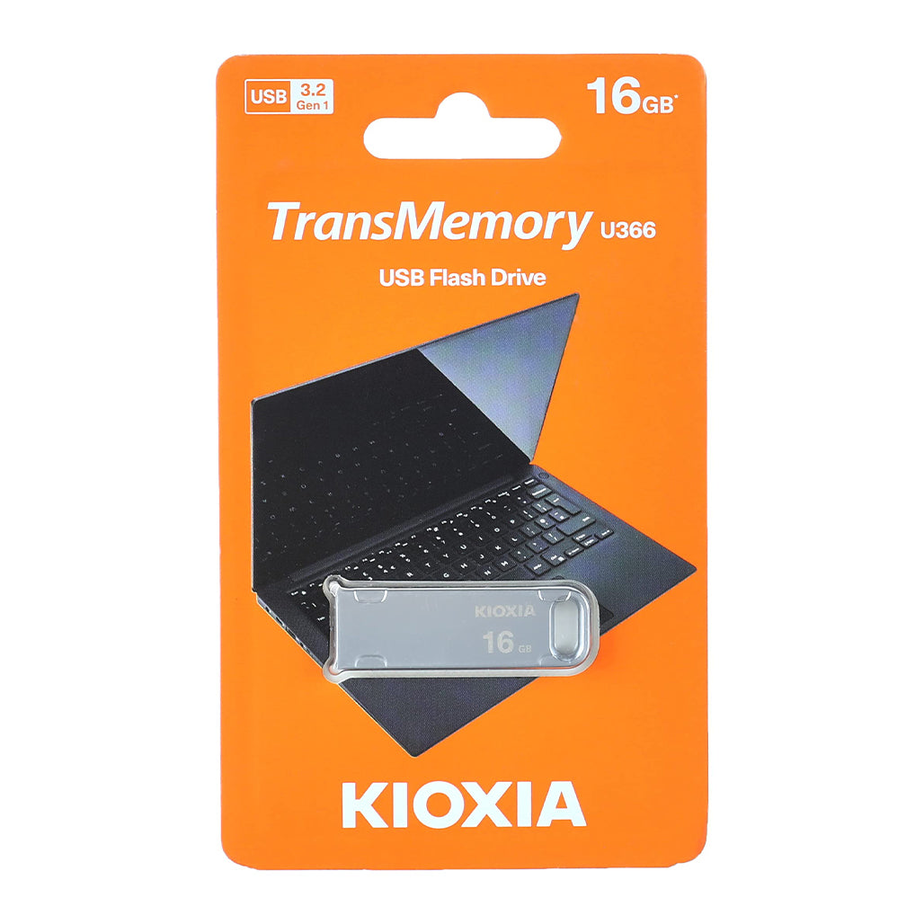 A Photo Of KIOXIA TransMemory U366 16GB USB Flash Drive