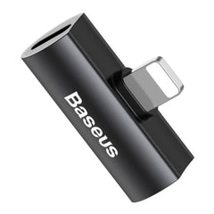 A Photo Of Baseus L46 iP Male to Dual iP Female Adapter - Charging, Music, and Calling Support