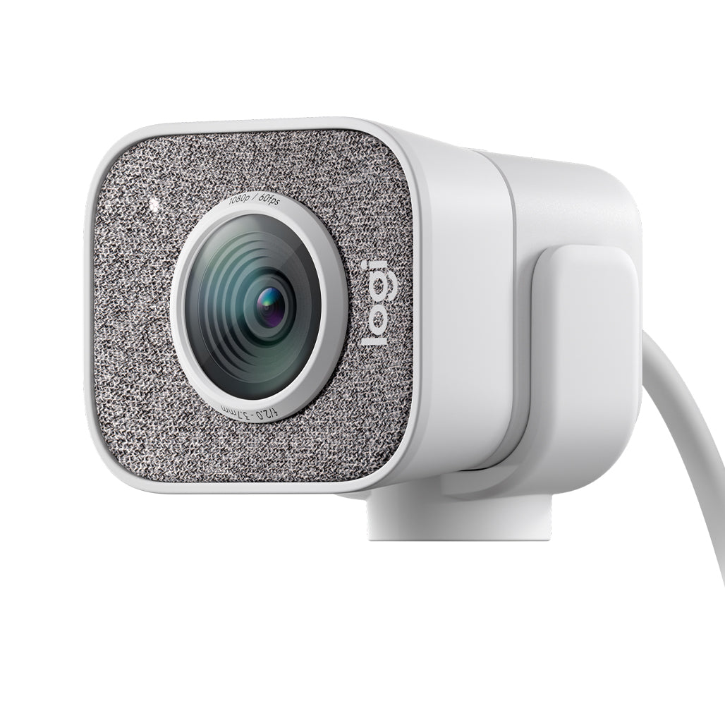 A Photo Of Logitech STREAMCAM - White - Full HD Webcam with USB-C for Live Streaming and Content Creation - 960-001289