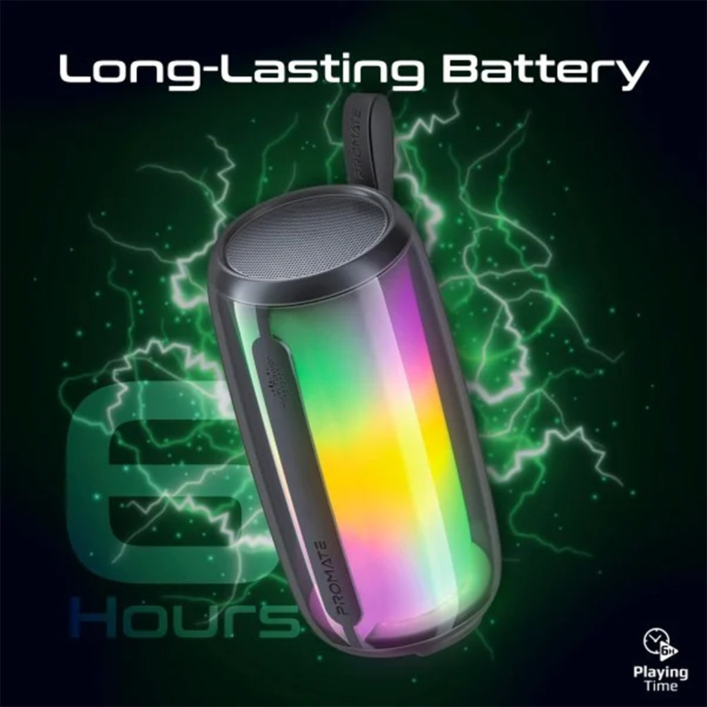 A Photo Of Promate LumiTower - True Wireless Bluetooth v5.3 HD Speaker