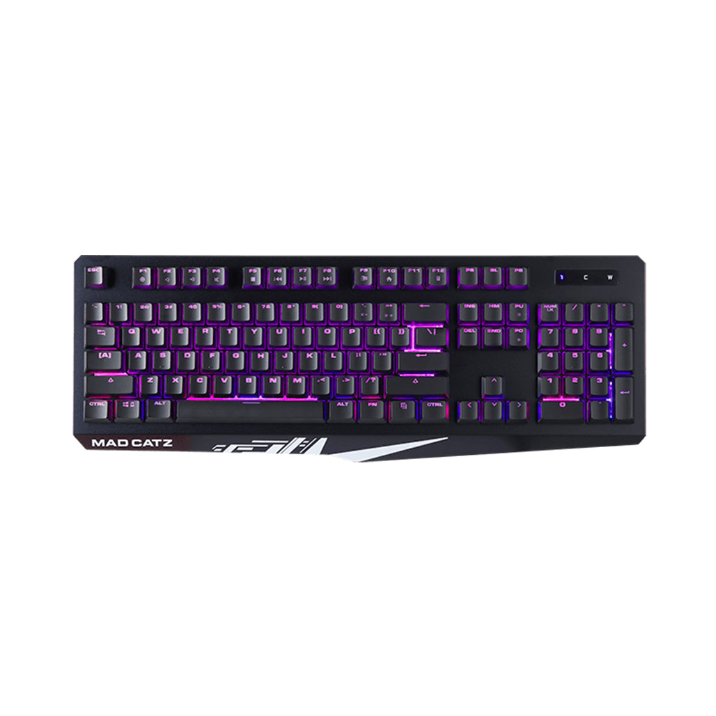 A Photo Of Mad Catz S.T.R.I.K.E. 2 RGB Gaming Keyboard – Durable, Full-Size, and Ready for Competitive Play