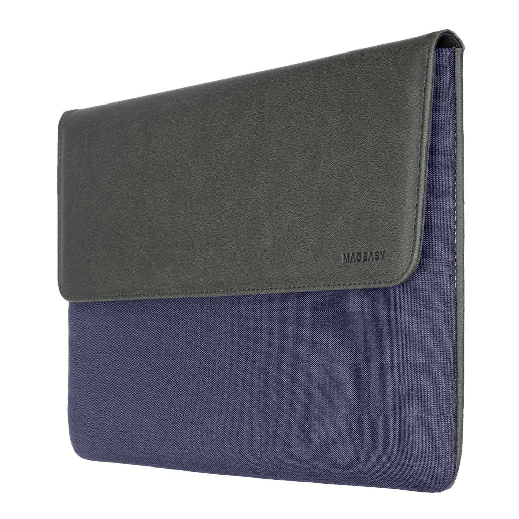 A Photo Of MagEasy MagSleeve for MacBook - Navy Leather