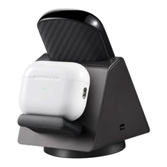 A Photo Of Pitaka MagEZ Slider 2 - 3 in 1 Wireless Charging Stand and Magnetic Power Bank