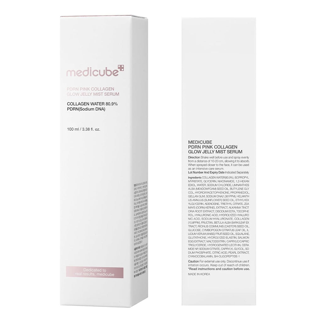 A Photo Of Medicube PDRN Pink Collagen Glow Jelly Mist Serum