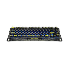 A Photo Of GravaStar Mercury K1 Lite Transparent Black 75% Mechanical Gaming Keyboard - Linear Switches