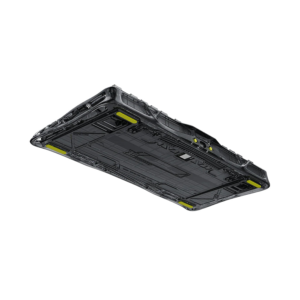 A Photo Of GravaStar Mercury K1 Lite Transparent Black 75% Mechanical Gaming Keyboard - Linear Switches