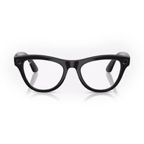 Ray-Ban Meta Skyler Smart Glasses (Open Box) – Clear/Cerulean Blue Transitions