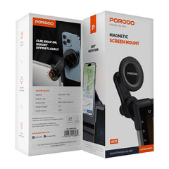 A Photo Of Porodo Magnetic Screen Mount - Black