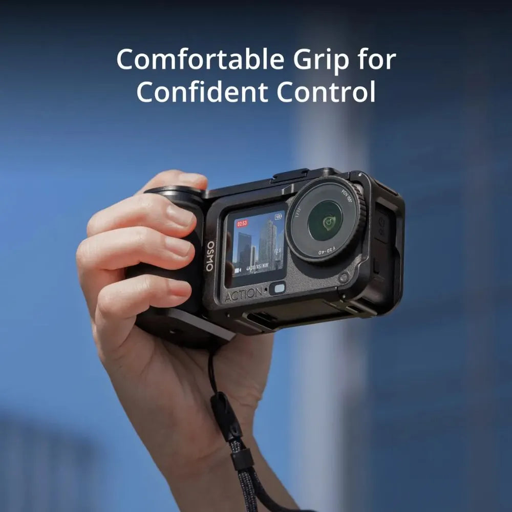 A Photo Of DJI Osmo Action 6 Street Photography Grip Accessory Kit