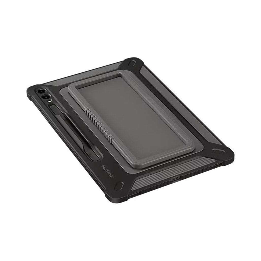 A Photo Of Samsung Outdoor Cover for Galaxy Tab S9+ – Rugged Protection with Versatile Stand and S Pen Holder
