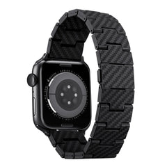 A Photo Of Pitaka Retro Aramid Carbon Fiber Watch Band For Apple Watch | 40mm-41mm-42mm-44mm-45mm-49mm