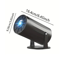 A Photo Of Porodo 4K Projector Pro - Wireless Mirroring Projector