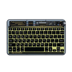 A Photo Of Porodo Crystal Shell Ultra-Slim Wireless Keyboard