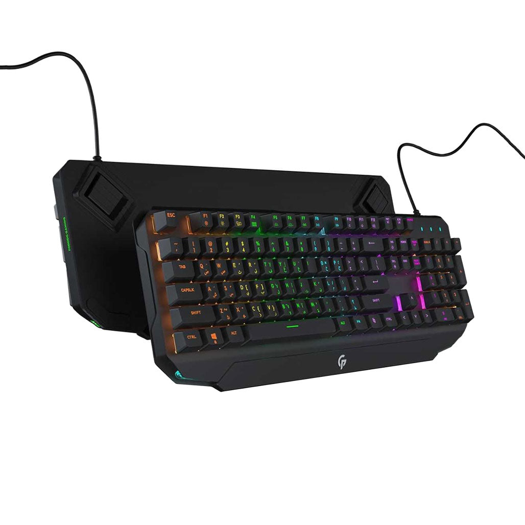 A Photo Of Porodo Gaming Full-size Wired Mechanical Gaming Keyboard