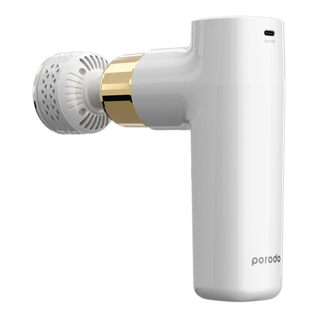 A Photo Of Porodo Lifestyle Hot & Cold Portable Massager With 4 Types Of Professional Massage Heads