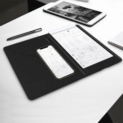 A Photo Of Porodo PD-SWNB-BK Smart Writing Notebook with Pen - Gray