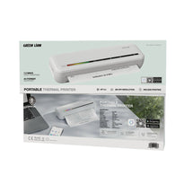 Green Lion Portable Thermal Printer – Inkless 300 DPI Bluetooth 5.3, Rechargeable Mini Printer