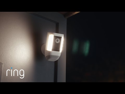 A Video Of Ring Spotlight Cam Pro - 2K Smart Outdoor Security Camera with 3D Motion Detection