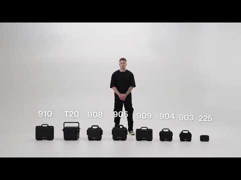 A Video Of NANUK 909 Waterproof Hard Case – Rugged Lightweight Protective Gear Case for Electronics, Tools & Firearms – Black