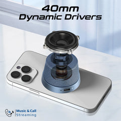 A Photo Of Promate Punch Mini - Bluetooth Speaker with MagSafe Compatibility