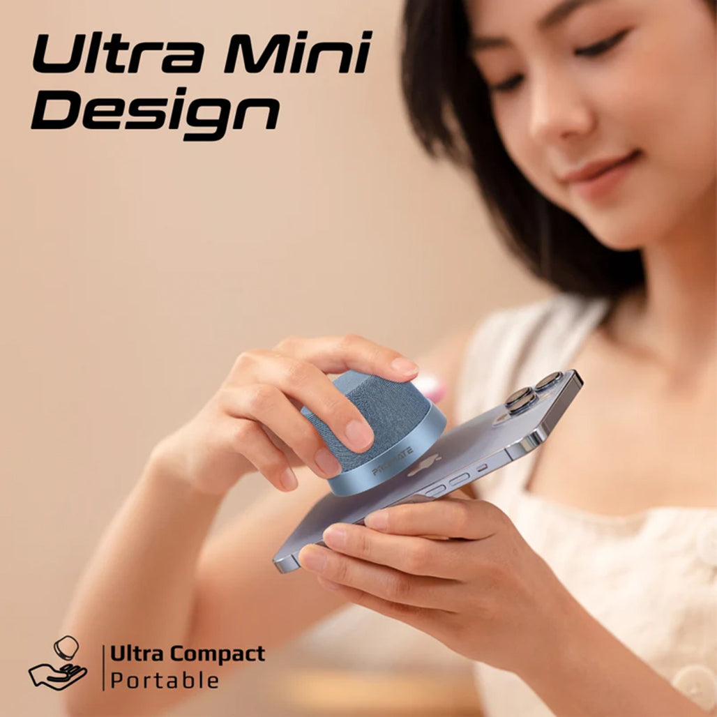 A Photo Of Promate Punch Mini - Bluetooth Speaker with MagSafe Compatibility