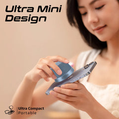 A Photo Of Promate Punch Mini - Bluetooth Speaker with MagSafe Compatibility