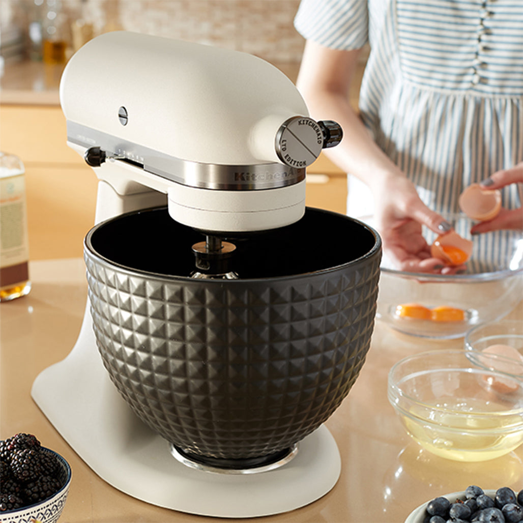 A Photo Of KitchenAid 4.7L Professional Stand Mixer – Limited Edition Ceramic Bowl-Artisan Light and Shadow