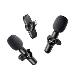 A Photo Of REMAX K10 Ryusic Series - Type C One-to-Two Live-Stream Wireless Microphone