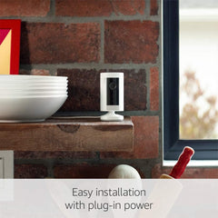 A Photo Of Ring Indoor Camera (1st Gen) – Smart Wi-Fi Home Security Camera with Two-Way Talk, Motion Detection, Night Vision, and Full HD Live Video – White