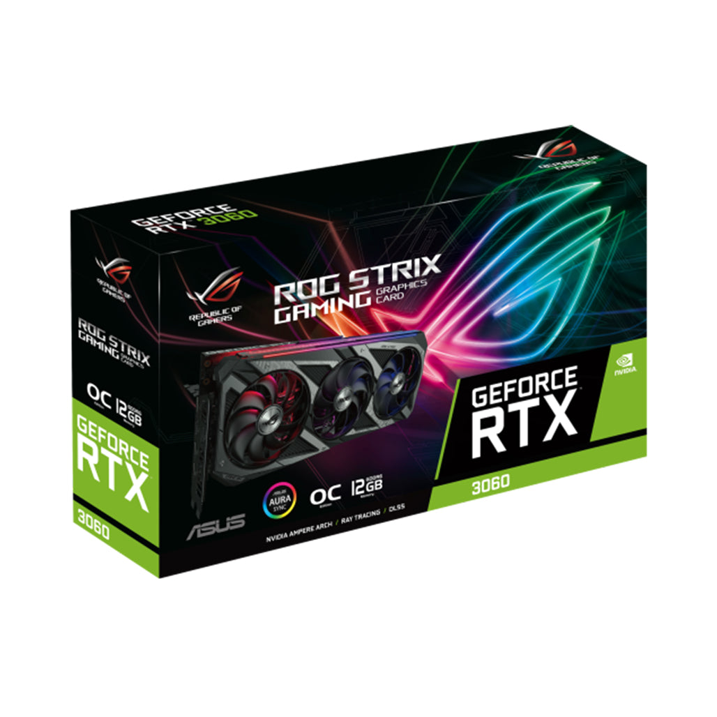 A Photo Of Asus ROG Strix GeForce RTX™ 3060 V2 OC Edition 12GB GDDR6