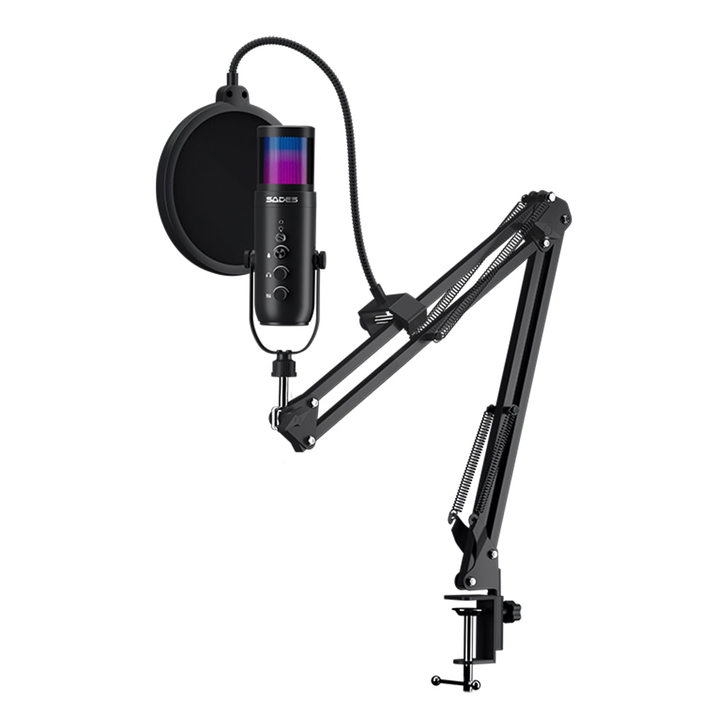A Photo Of SADES Otus USB Gaming Microphone