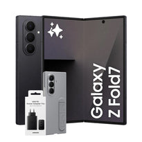 Samsung Galaxy Z Fold7 1TB Package - Silicone Case and 65W Power Adapter Included with Screen Warranty