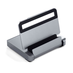 A Photo Of Satechi Aluminum Stand & Hub for iPad Pro - 4K HDMI, USB-C PD Charging, and More