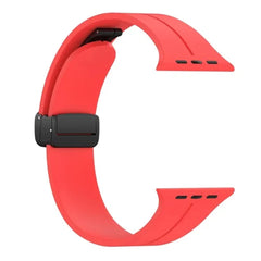 A Photo Of Spigen Simple Stylish Silicone Leather Watch Band for Apple Watch 49mm