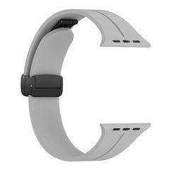 A Photo Of Spigen Simple Stylish Silicone Leather Watch Band for Apple Watch 49mm