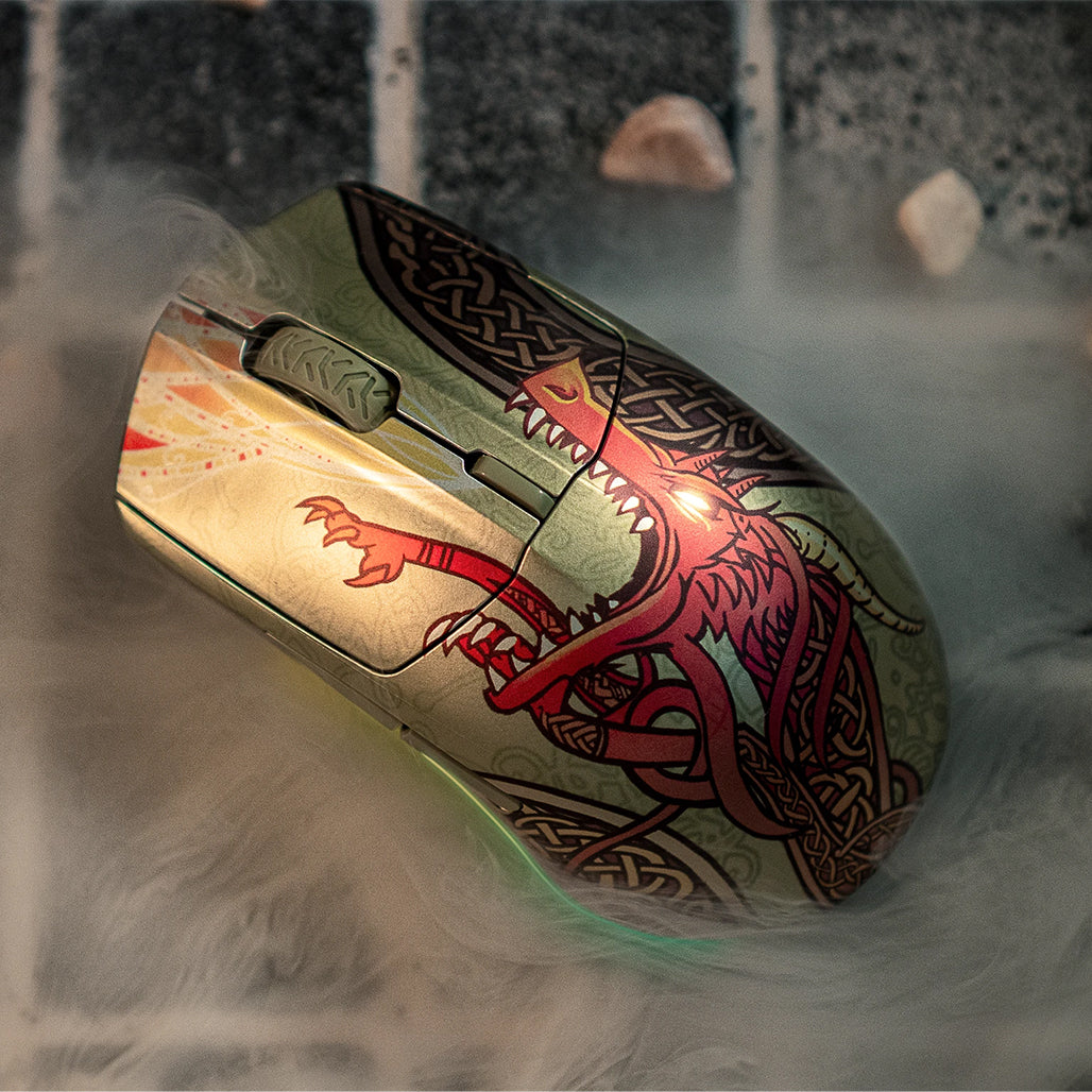 A Photo Of SteelSeries Wireless Gaming Mouse CS2 Dragon Lore Edition