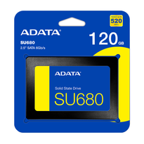 ADATA Ultimate SU680 120GB Internal SSD | AULT-SU680-120GR - High-Speed 3D NAND Flash, SLC Caching, Advanced Error Correction