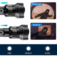 A Photo Of Super Light Rechargeable Flashlight