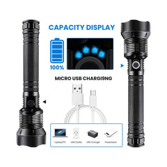 A Photo Of Super Light Rechargeable Flashlight