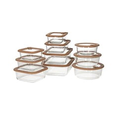 A Photo Of Nutricook 24PCS Borosilicate Glass Food Storage Container Set - NC-GS240