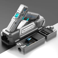 Mechtron TL-G007S 8V Li-Ion Cyber Hammer Drill Driver – 2-Speed, Magnetic Bit Set, Digital Display