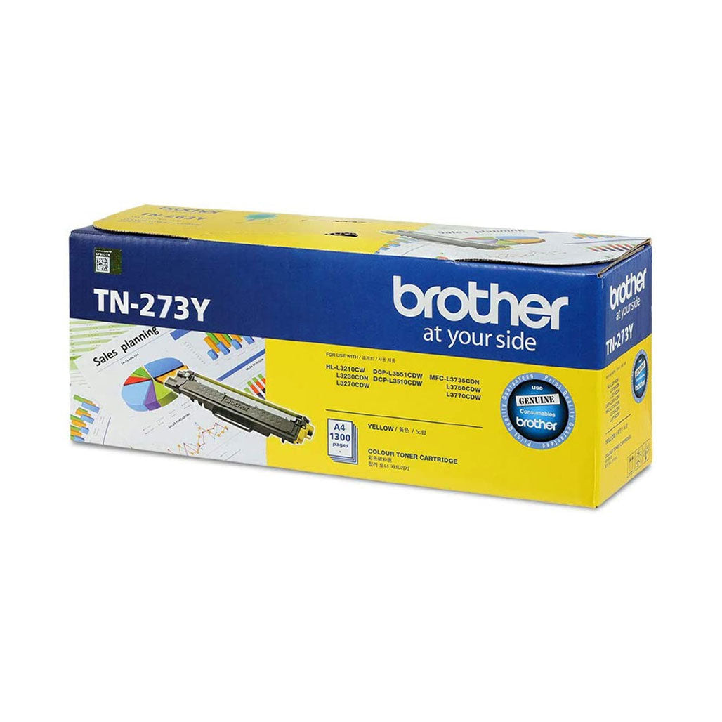A Photo Of Genuine Brother TN-273Y Toner Cartridge - Yellow