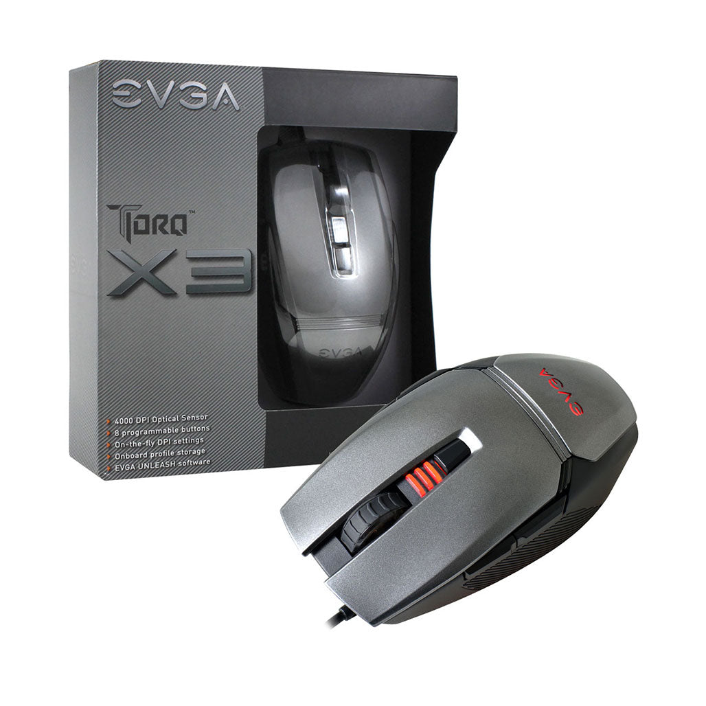 A Photo Of Evga Torq X3 Gaming Wired Mouse